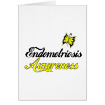 Endometriosis Awareness Butterfly Greeting Card