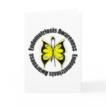 Endometriosis Awareness Butterfly Ribbon Greeting Cards