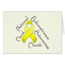 Endometriosis Awareness Month Light Card