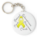 Endometriosis Awareness Month Light Keychain
