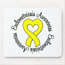 Endometriosis Awareness Mouse Pads