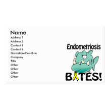 Endometriosis BITES Business Card Templates