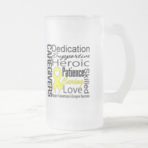 Endometriosis Caregivers Collage Coffee Mugs