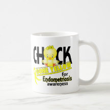 Endometriosis Chick Gone Yellow 2 Coffee Mugs