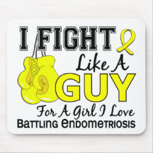 Endometriosis Fight Like A Guy 15 Mouse Mats