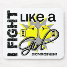 Endometriosis I Fight Like A Girl 13.2 Mouse Mat