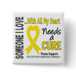 Endometriosis Needs A Cure 3 Pinback Buttons