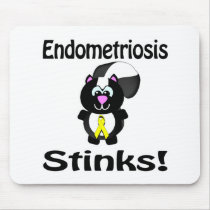 Endometriosis Stinks Skunk Awareness Design Mouse Pads