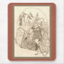 Endor the Wizard visits the city Mousepads