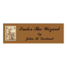 Endor Wizardsepia, Endor The Wizard, byJohn R. ... Business Cards