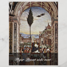Enea Silvio Piccolomini, Also Known As Pope Pius Flyer Design