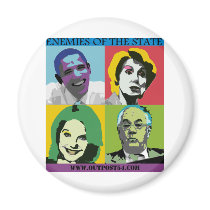 ENEMIES OF THE STATE REFRIGERATOR MAGNETS