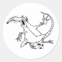 enemy rat round sticker