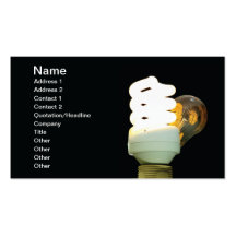 Energetic efficiency business card template
