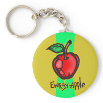 Energy Apple Keychain