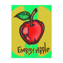 Energy Apple Postcard