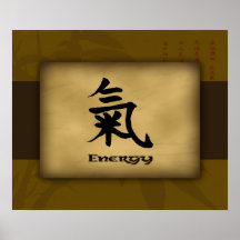 Energy (Chi) Chinese Poster