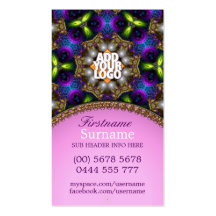 Energy Colours Healing New Age Business Card