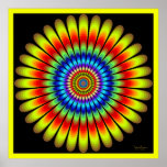 Energy Emitting Flower Posters