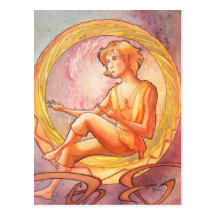 Energy Figure Post Card