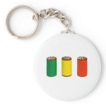 energy management concept - green, red and yellow