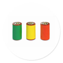 energy management concept - green, red and yellow