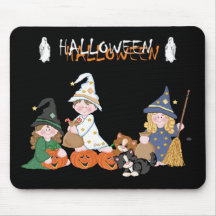 Enfants � Halloween - Tapis De Souris
