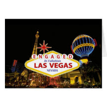 ENGAGED In Fabulous Las Vegas Card