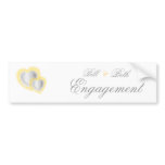 Engagement Bumper Sticker - Customise - Customised bumper stickers