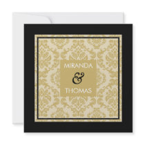 ENGAGEMENT INVITATIONS :: damask colours 3