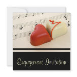 Engagement Party Candy Hearts Invitation