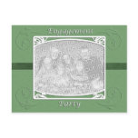 Engagement Party Photo Template Invitation postcards