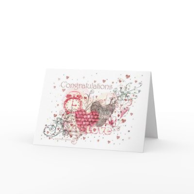 Engagement, Wedding or Anniversary Greeting Card by jamiecreates1