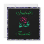 EngagemeWedding Invitation with RED ROSE