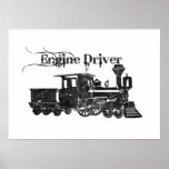 engine driver poster