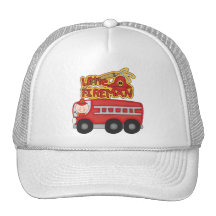 Engine Little Fireman Tshirts and Gifts Mesh Hat