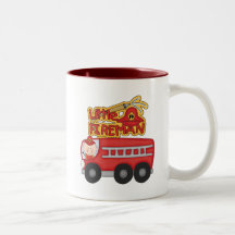 Engine Little Fireman Tshirts and Gifts Mugs