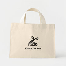 Engineer Bot Enter The Bot Canvas Bag