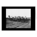 Engineer Corps Ambulance Train 1863 Greeting Card