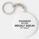 Engineer Deadly Ninja by Night Keychain