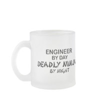 Engineer Deadly Ninja by Night Coffee Mug