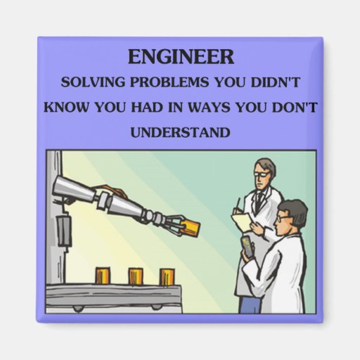 engineer engineering joke magnets