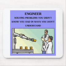 engineer engineering joke mousepad