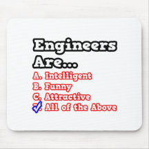 Engineer Quiz...Joke Mouse Mat