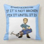 engineering joke throw pillows