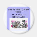 engineering research joke fridge magnet