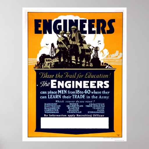 Engineers Blaze the Trail for Education! Posters
