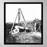 Engineers Removing a Gun for General Sherman 1864 posters