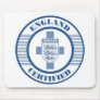 ENGLAND BLUE MOUSE PAD