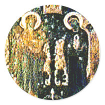 England Canterbury Church Annunciation The MUSEUM Round Stickers